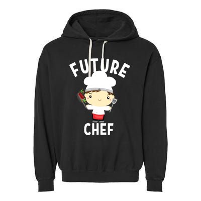 Future Chef Cook Cooking Costume For Adults Garment-Dyed Fleece Hoodie