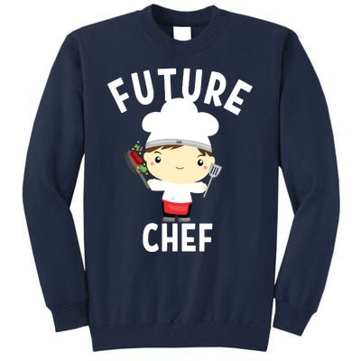 Future Chef Cook Cooking Costume For Adults Tall Sweatshirt