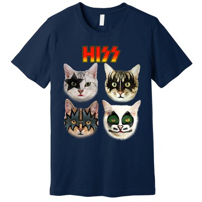 Funny Cat, Cat Lover, Cat Hiss, Cat Owner Premium T-Shirt