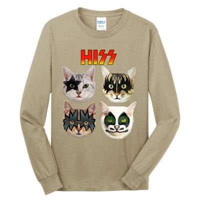 Funny Cat, Cat Lover, Cat Hiss, Cat Owner Tall Long Sleeve T-Shirt