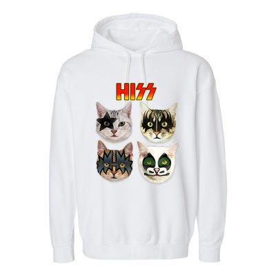 Funny Cat, Cat Lover, Cat Hiss, Cat Owner Garment-Dyed Fleece Hoodie