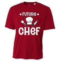 Future Chef Cook Culinary Chef In Progress Cuisine Student Cooling Performance Crew T-Shirt