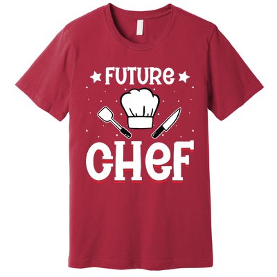 Future Chef Cook Culinary Chef In Progress Cuisine Student Premium T-Shirt