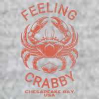Feeling Crabby Chesapeake Vintage Beach Summer Bay Crab Boat Long Sleeve Shirt