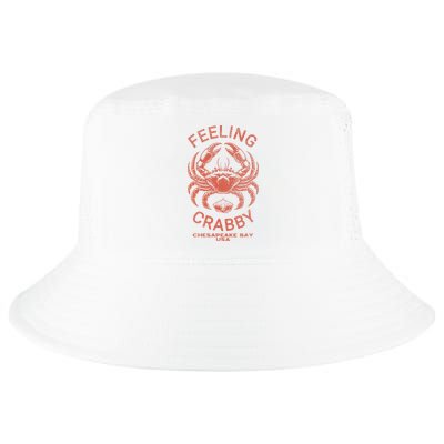 Feeling Crabby Chesapeake Vintage Beach Summer Bay Crab Boat Cool Comfort Performance Bucket Hat