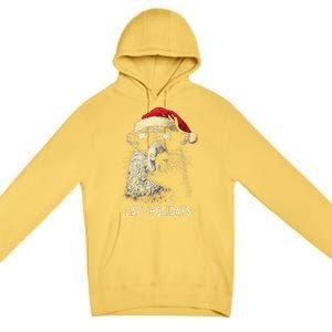 Funny Christmas Capy Holidays Xmas Capybara Gift Premium Pullover Hoodie