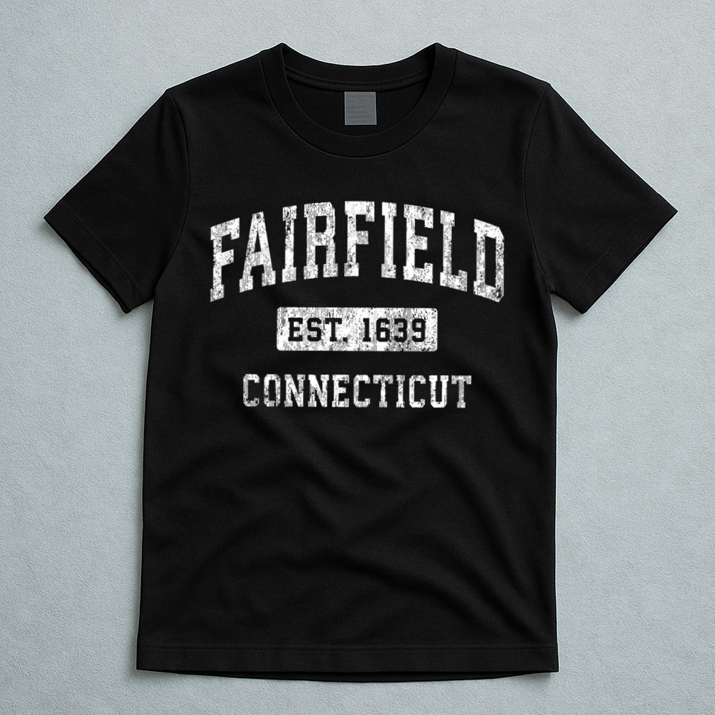 Fairfield Connecticut Ct Vintage Established Sports T-Shirt