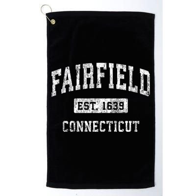 Fairfield Connecticut Ct Vintage Established Sports Golf Towel