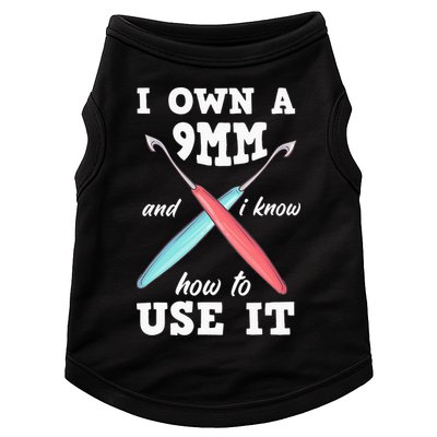 Funny Crocheting Crochet Doggie Tank