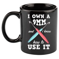 Funny Crocheting Crochet 11oz C Handle Ceramic Mug