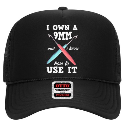 Funny Crocheting Crochet Trucker Hat
