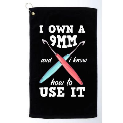 Funny Crocheting Crochet Golf Towel