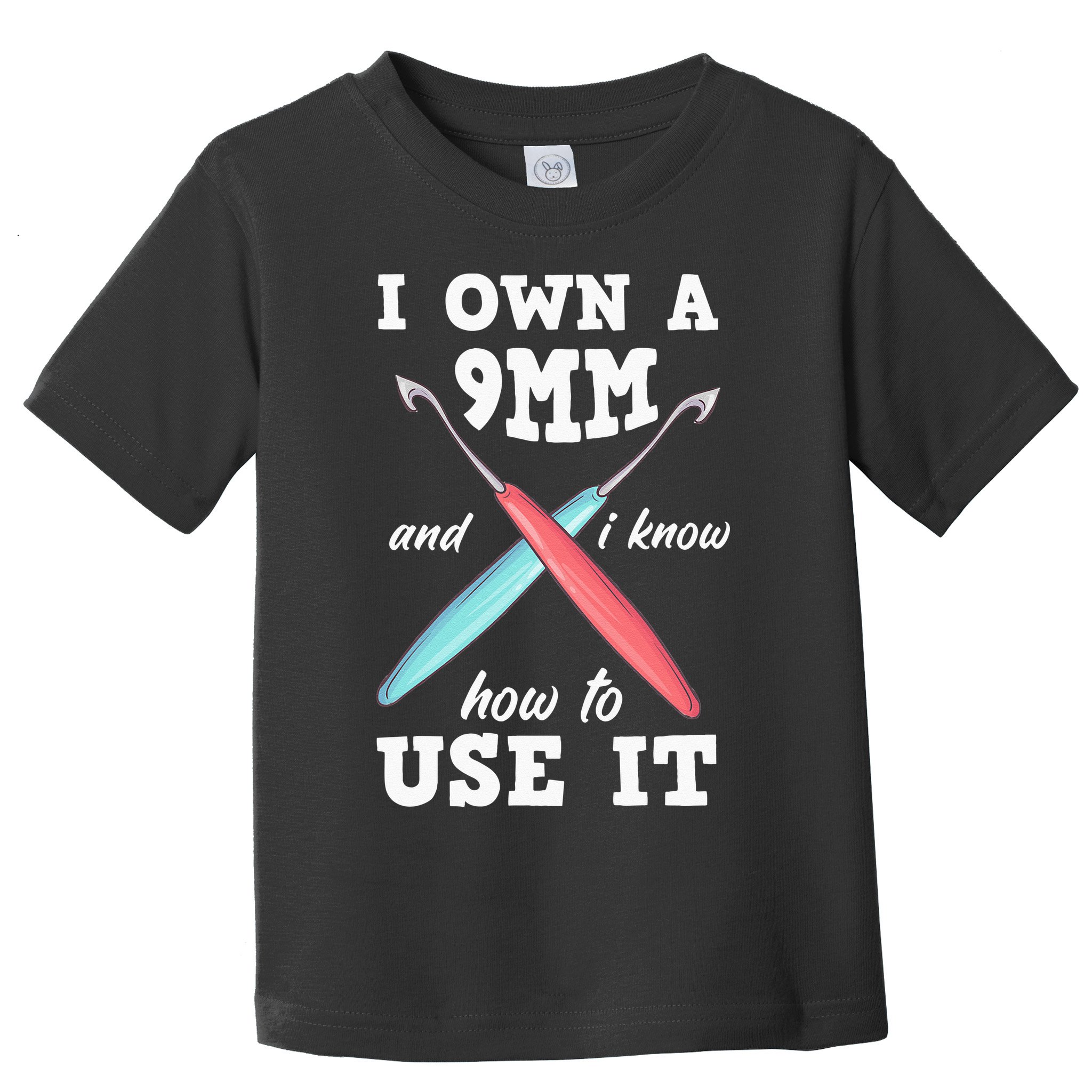 Funny Crocheting Crochet Toddler T-Shirt