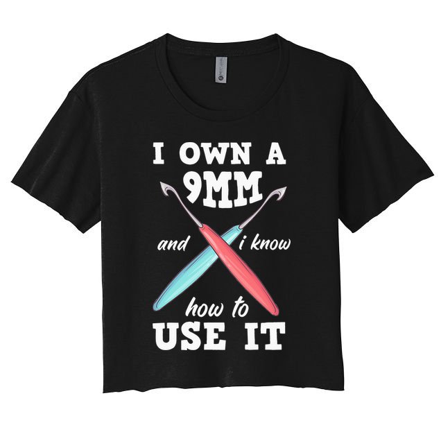 Funny Crocheting Crochet Crop Top