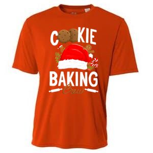 Funny Christmas Cookie Baking Crew Gift Cooling Performance Crew T-Shirt