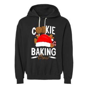 Funny Christmas Cookie Baking Crew Gift Garment-Dyed Fleece Hoodie