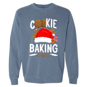 Funny Christmas Cookie Baking Crew Gift Garment-Dyed Sweatshirt