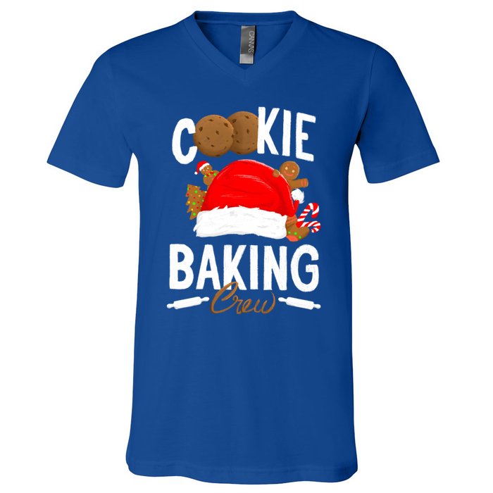 Funny Christmas Cookie Baking Crew Gift V-Neck T-Shirt