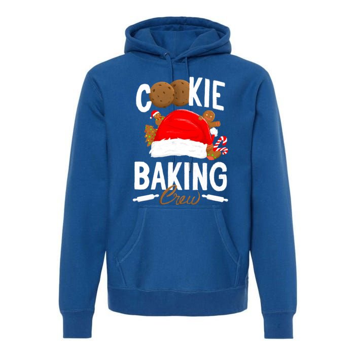 Funny Christmas Cookie Baking Crew Gift Premium Hoodie