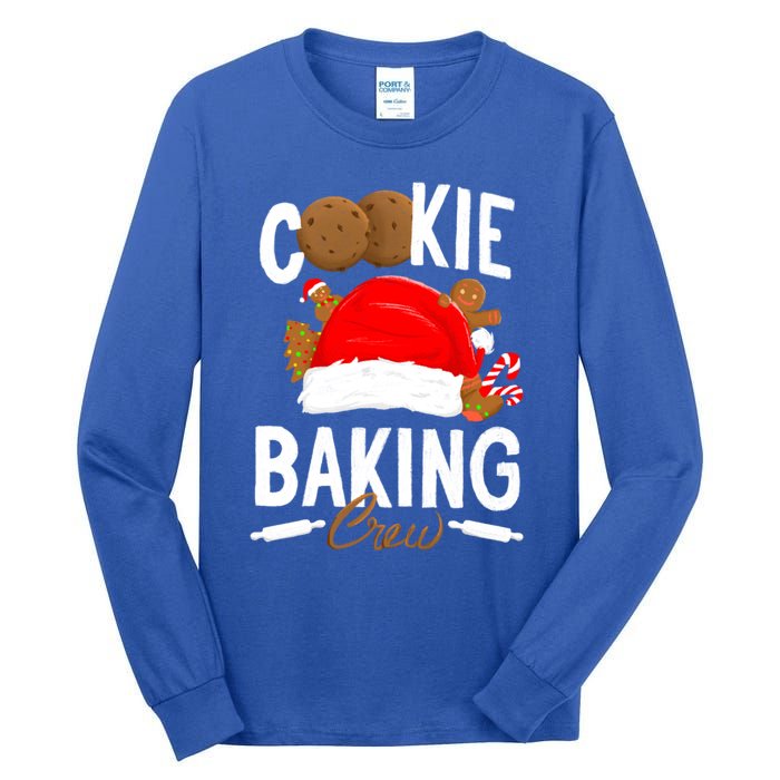 Funny Christmas Cookie Baking Crew Gift Tall Long Sleeve T-Shirt