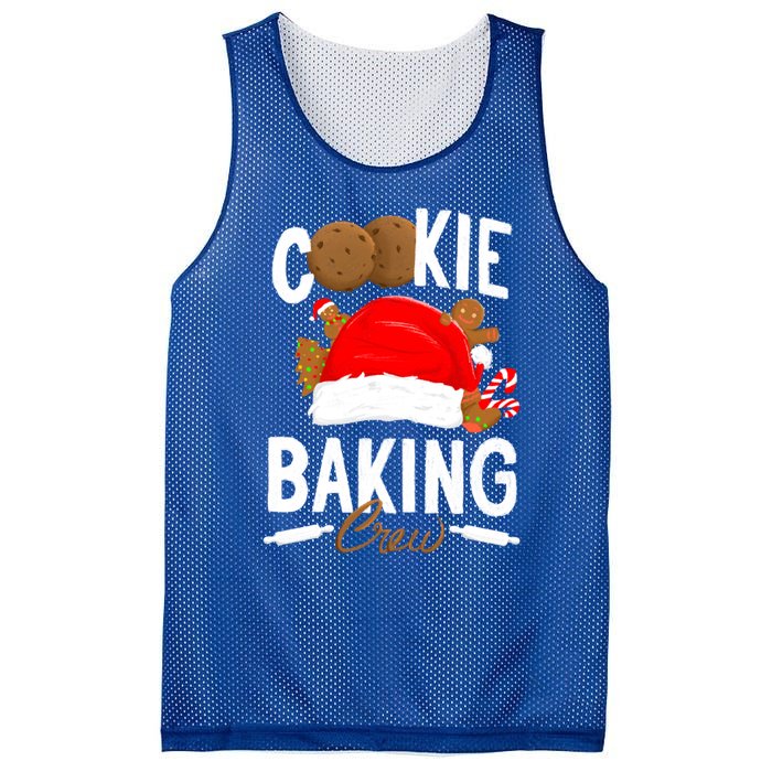 Funny Christmas Cookie Baking Crew Gift Mesh Reversible Basketball Jersey Tank