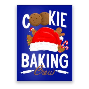 Funny Christmas Cookie Baking Crew Gift Poster