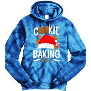 Funny Christmas Cookie Baking Crew Gift Tie Dye Hoodie