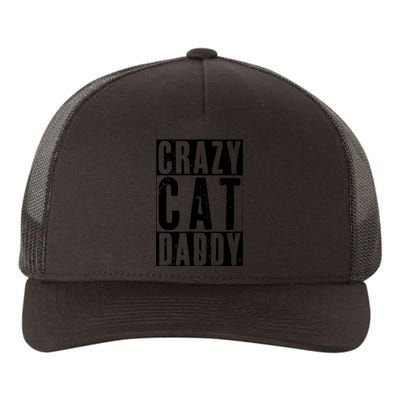 Funny Crazy Cat Daddy Gift, Proud Cat Lover Graphic Yupoong Adult 5-Panel Trucker Hat