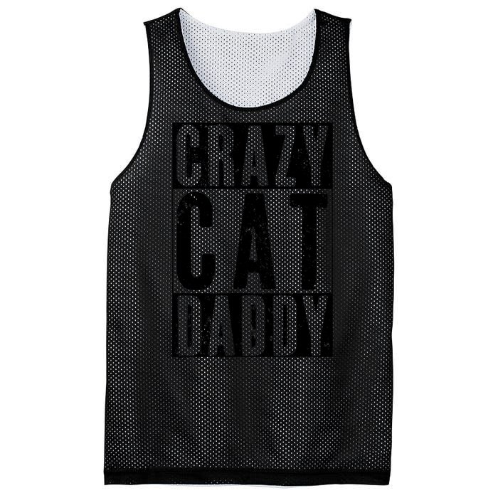 Funny Crazy Cat Daddy Gift, Proud Cat Lover Graphic Mesh Reversible Basketball Jersey Tank