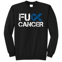 Fuck Cancer Colon Cancer Support Gift Sweatshirt