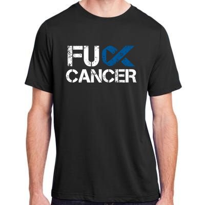 Fuck Cancer Colon Cancer Support Gift Adult ChromaSoft Performance T-Shirt