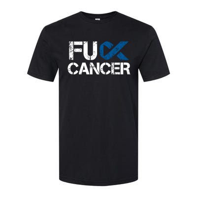 Fuck Cancer Colon Cancer Support Gift Softstyle® CVC T-Shirt