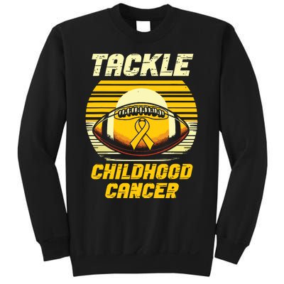 Football Childhood Cancer Awareness Sweatshirt