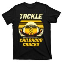 Football Childhood Cancer Awareness T-Shirt