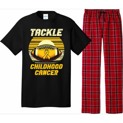 Football Childhood Cancer Awareness Pajama Set