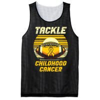 Football Childhood Cancer Awareness Mesh Reversible Basketball Jersey Tank