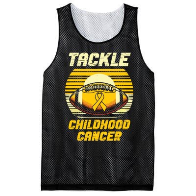 Football Childhood Cancer Awareness Mesh Reversible Basketball Jersey Tank