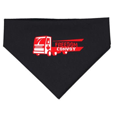 Freedom Convoy Canadian Truck USA-Made Doggie Bandana