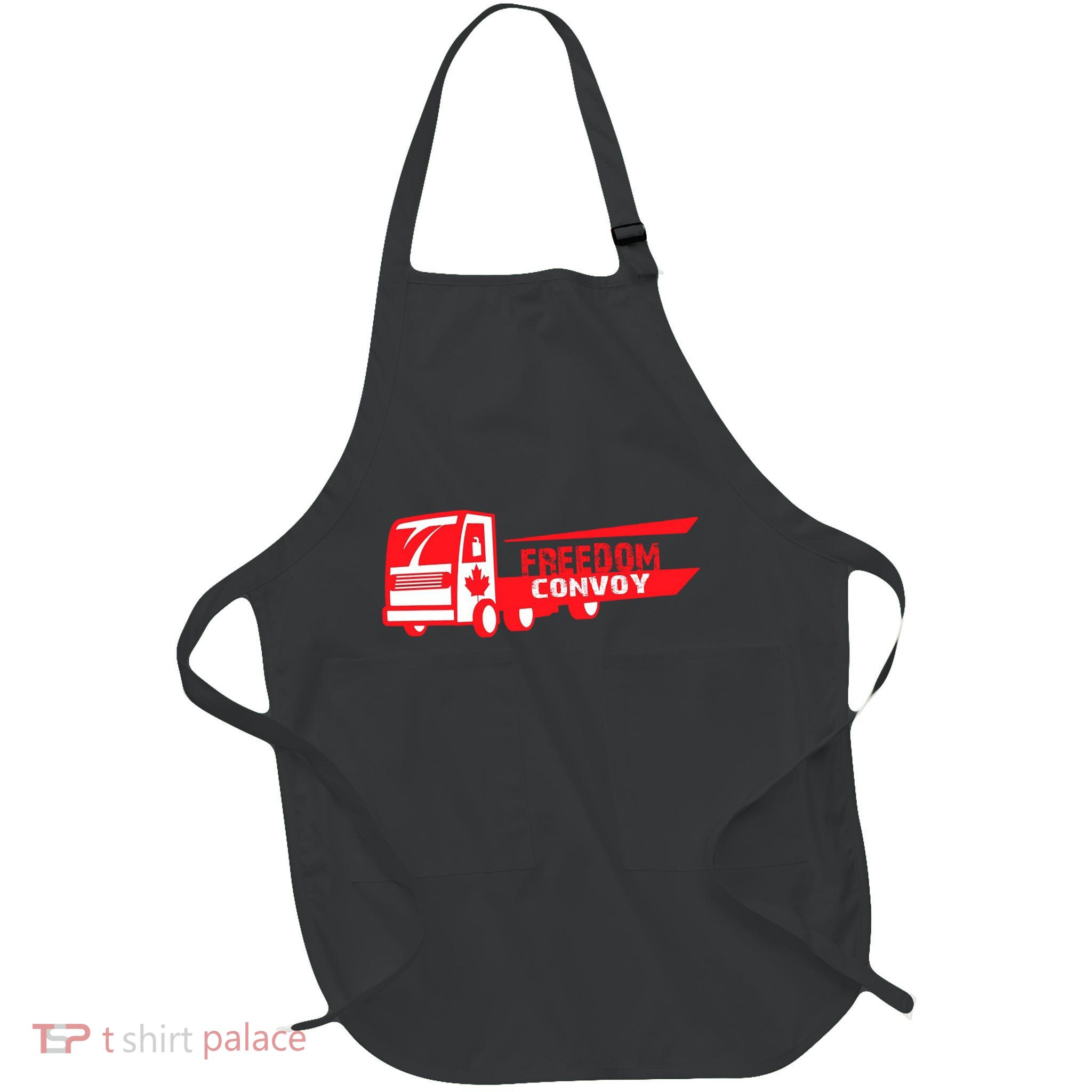 Freedom Convoy Canadian Truck Full-Length Apron With Pockets