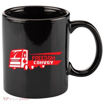 Freedom Convoy Canadian Truck 11oz C Handle Ceramic Mug