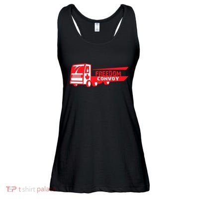Freedom Convoy Canadian Truck Ladies Essential Flowy Tank