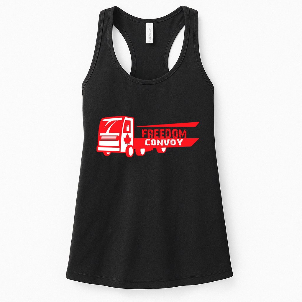 Freedom Convoy Canadian Truck Womens Tank Top