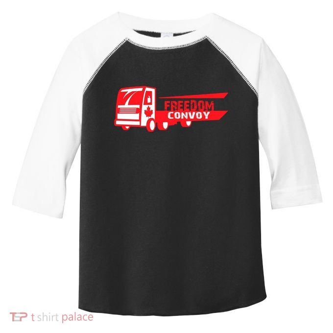Freedom Convoy Canadian Truck Toddler Fine Jersey T-Shirt