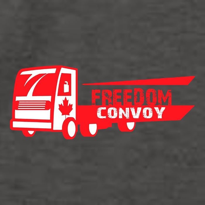 Freedom Convoy Canadian Truck Vector Backpack