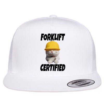 Forklift Certified Cat Flatbill Hat