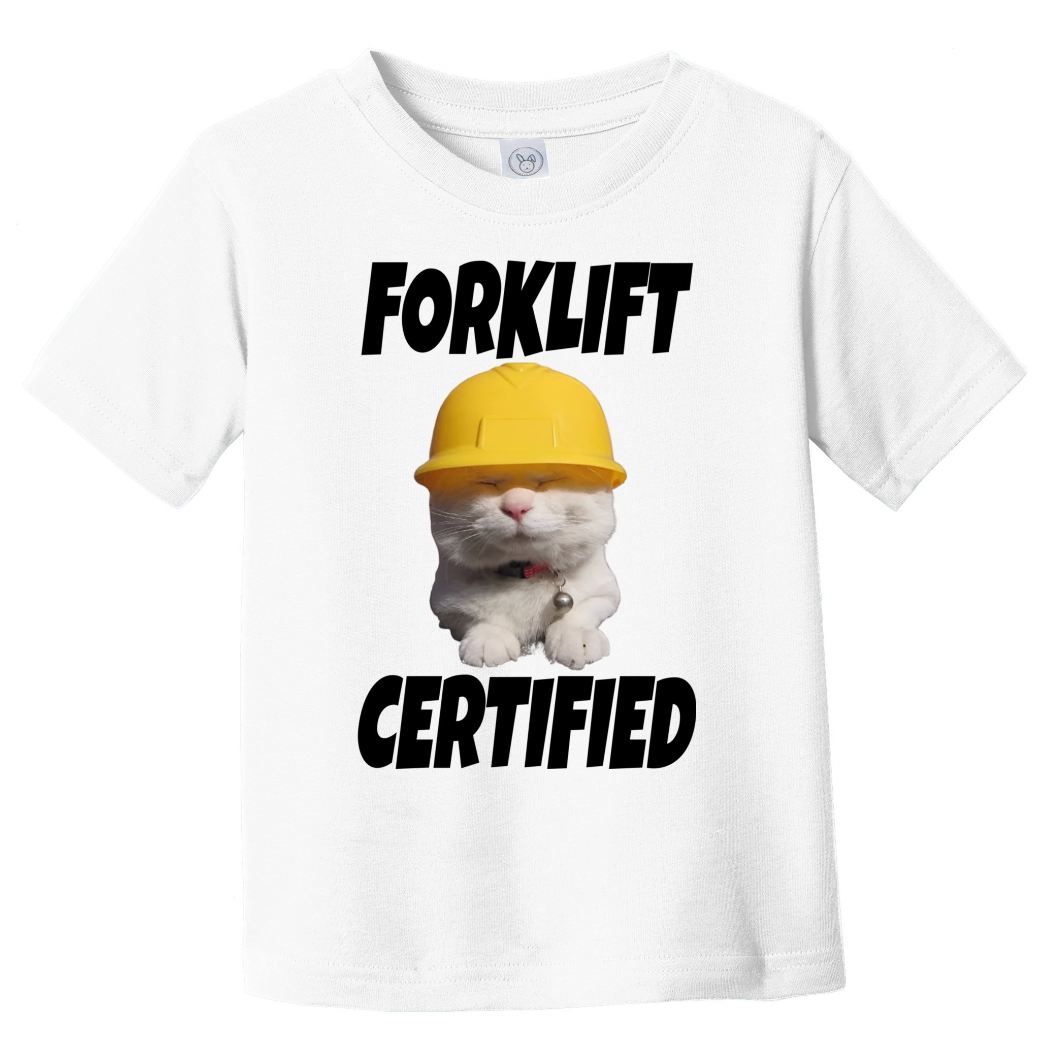 Forklift Certified Cat Toddler T-Shirt