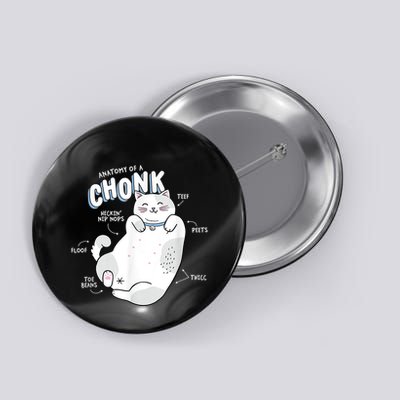 Funny Chonk Cat Meme Anatomy Of A Chonk Button