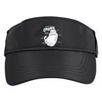 Funny Chonk Cat Meme Anatomy Of A Chonk Adult Drive Performance Visor