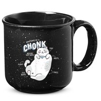 Funny Chonk Cat Meme Anatomy Of A Chonk 15oz Campfire Ceramic Mug