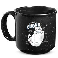Funny Chonk Cat Meme Anatomy Of A Chonk 15oz Campfire Ceramic Mug